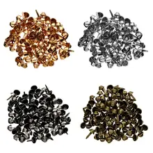 

100pcs 12mm Punk Purse Handbag Jewelry Making Pierced Bag Accessories Studs Retro Rivets Metal Feet