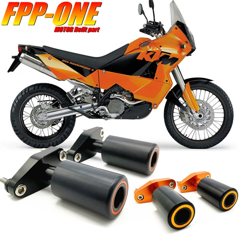 Для KTM 950 990 Super Duke R Adventure S аксессуары для мотоциклов каркасные ползунки защита кузова защита пола против падения клей