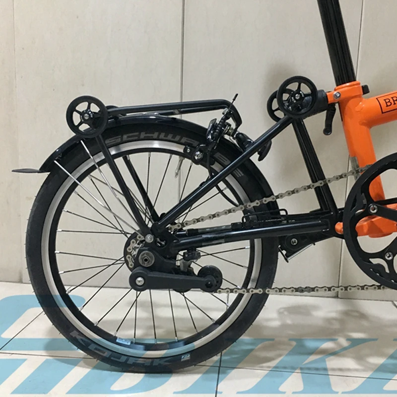 TWTOPSE 150 г легкая велосипедная стойка для Brompton, складная велосипедная алюминиевая задняя грузовая стойка, Аксессуары для велосипеда, часть Q типа