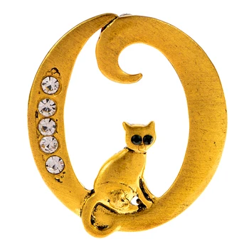 CINDY XIANG-broches de gato para hombre y mujer, alfileres de aleación de animales divertidos Vintage, broche de amigos, regalos de joyería de Año Nuevo de Navidad 1