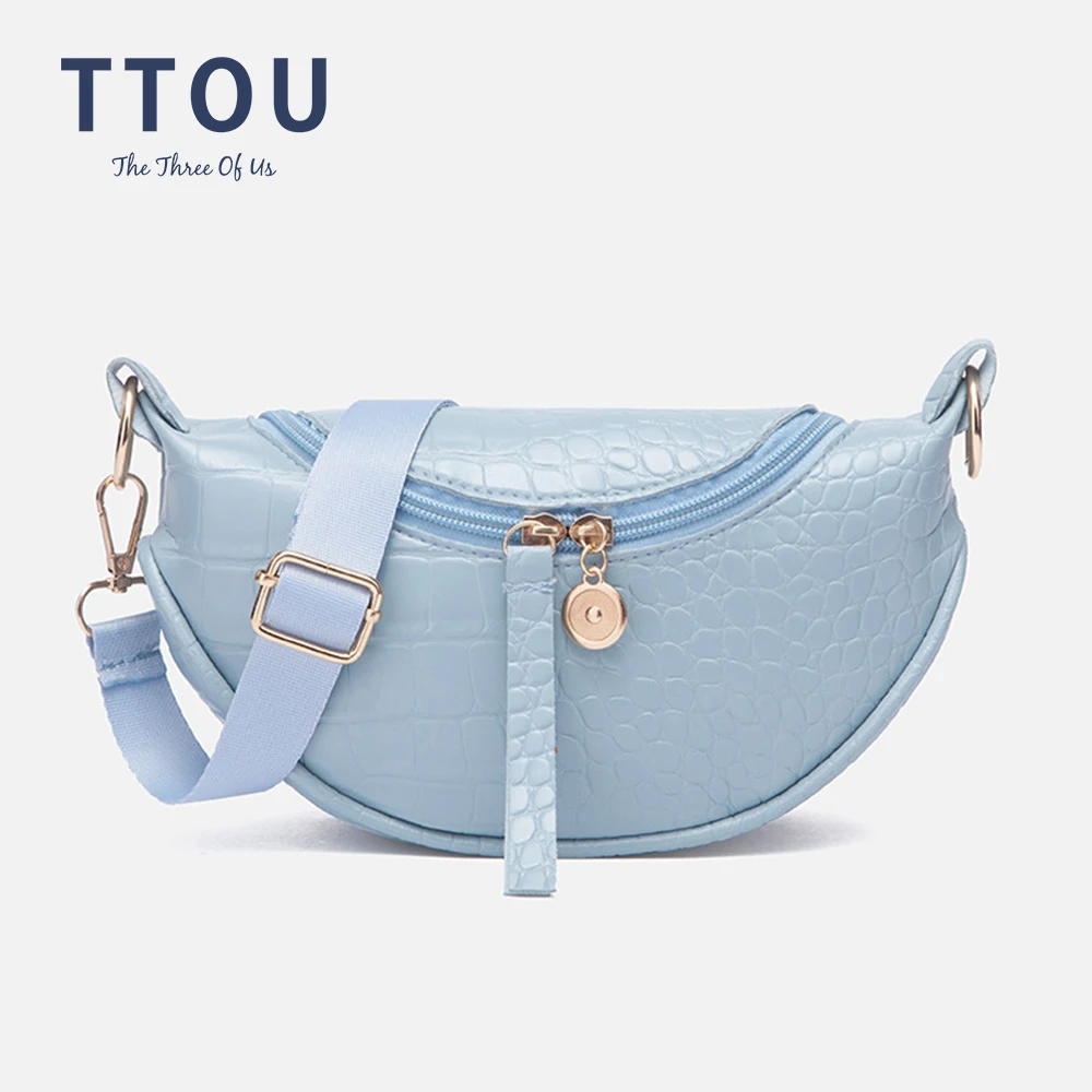 

Retro Waist Bag PU Leather Fanny Pack Shoulder Bag Ladies Crocodile Pattern Waist Pack Women Belt Bag Multifunctional Chest Bag