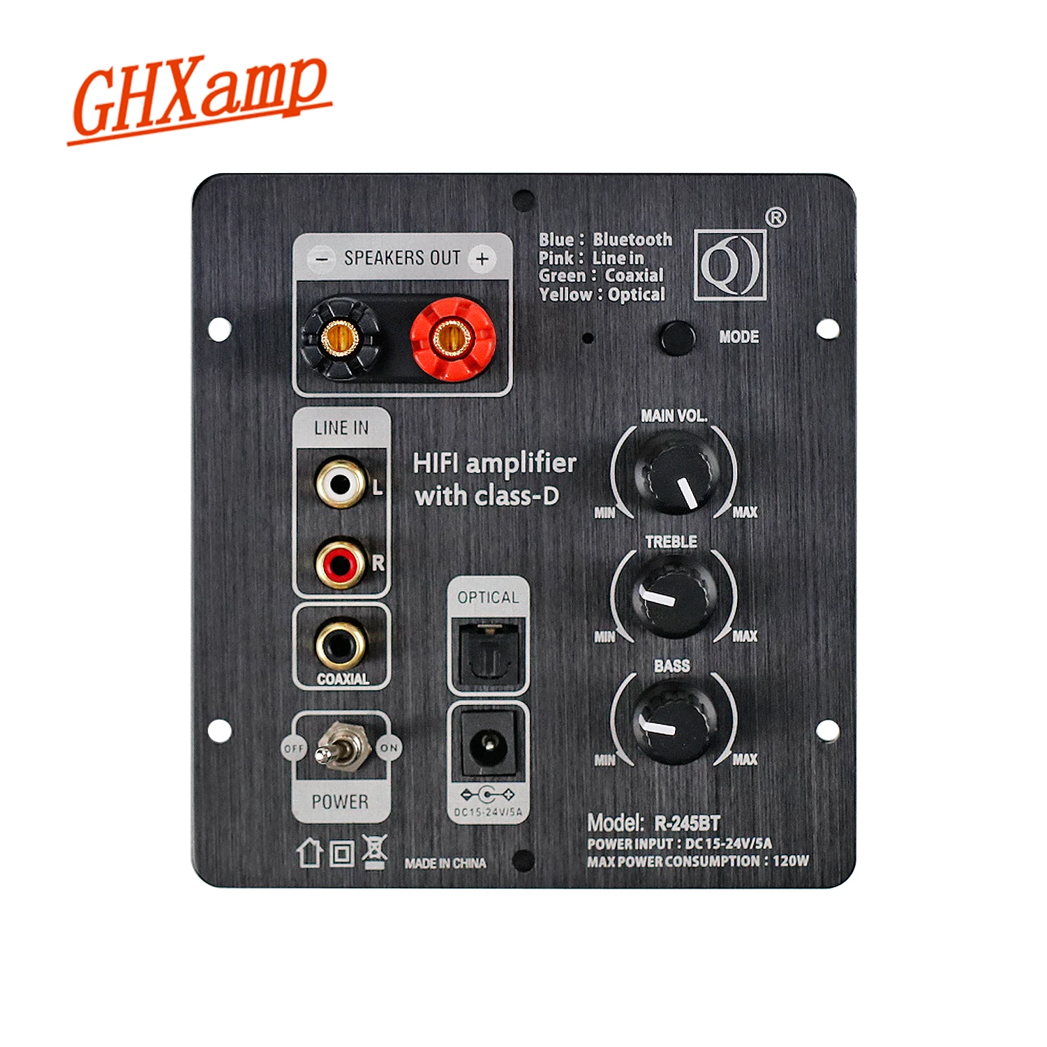 GHXAMP TPA3116 2 0 Стерео Bluetooth Плата усилителя TPA3116D2 50 Вт + вт полностью цифровой
