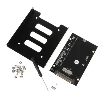 

Adapter SSD M2 PCIe to SFF-8639 U.2 Adapter with 3.5" SSD Bracket Tray Caddy for MacBook Air Pro Retina 2013 2014 2015 12+16Pin