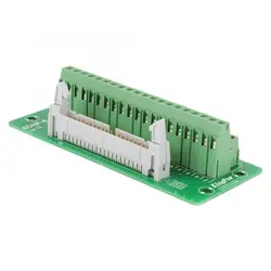 PLC Adapter Interface PLC Terminal Block Connector Male Header Board IDC40P