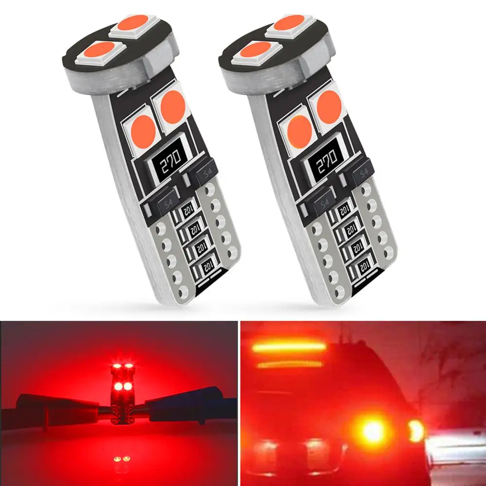 2x Canbus T10 W5W оранжевый светодиодный автомобильный светильник t10 Led белый 194 168 3030SMD