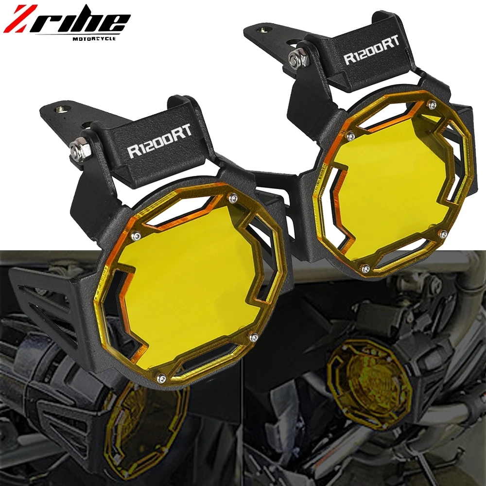 

NEW Aluminum motorcycle Flipable Fog light Protector Guard Lamp Cover For BMW R1200RT R1200 RT R 1200RT 2014 2015 2016-2017 2018
