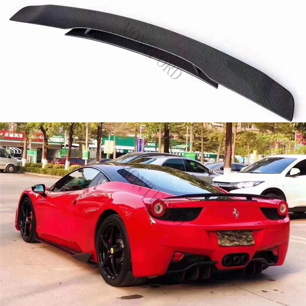 SHCHCG для кабриолета Ferrari 458 Coupe 2011 2012 2013 Стайлинг автомобиля задний спойлер из