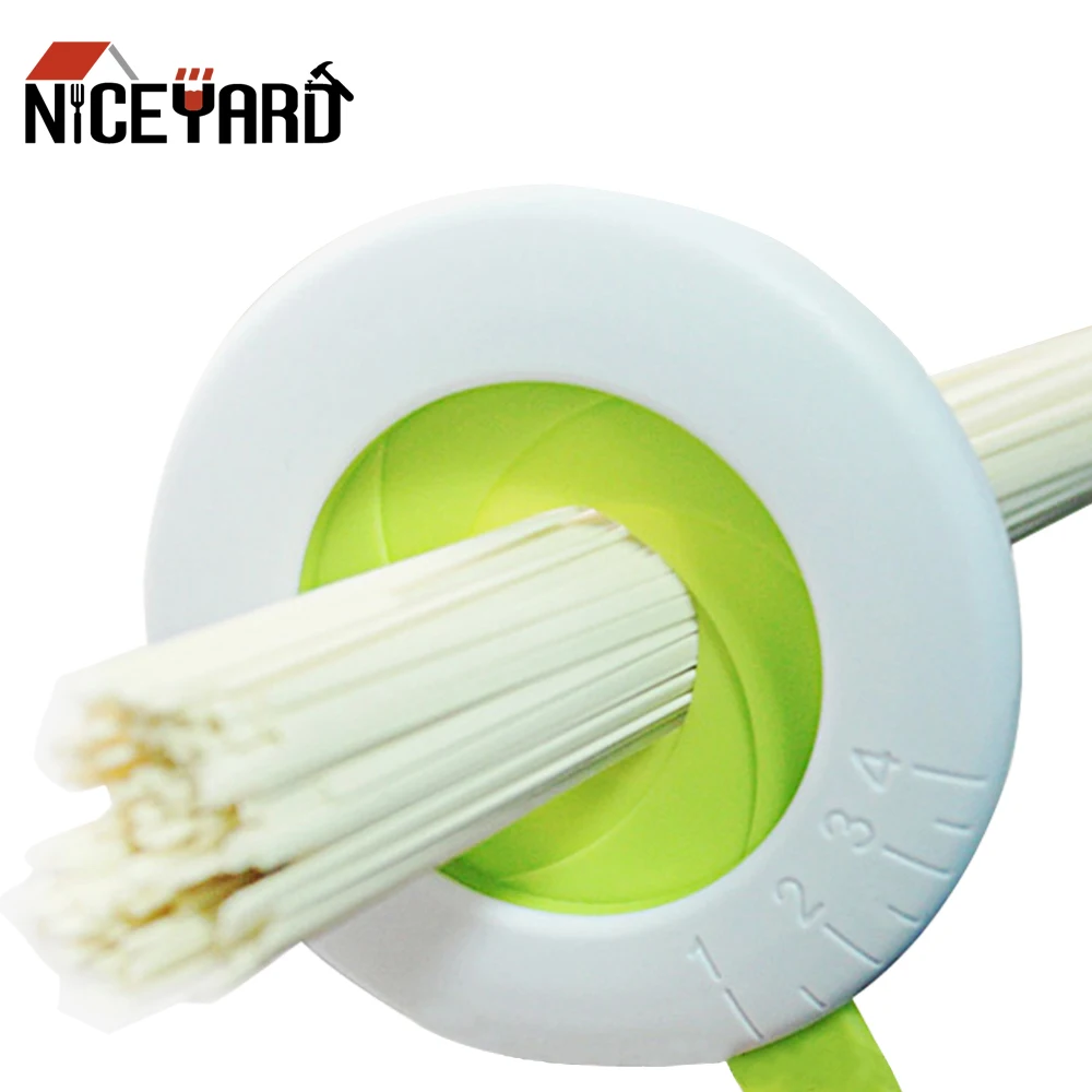 NICEYARD Adjustable Pasta Noodle Measuring Tool Plastic Spaghetti Measure Controller Tool afbeelding