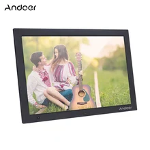 Andoer 15,4 дюймов 1280*800 HD Цифровая фоторамка электронная фоторамка 1080P музыкальный видеоплеер с датчиком движения прокрутки