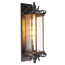 Водонепроницаемый настенный светильник наружный светодиодный дверной проем балкон Скандинавское Ретро лампа Балконный двор виллы антикварные наружные бра, настенные светильники