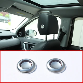 

For Land Rover Discovery Sport 2015-2017 Range Rover Velar Accessories ABS Headpillow Adjustment Decoration Button Cover Trim