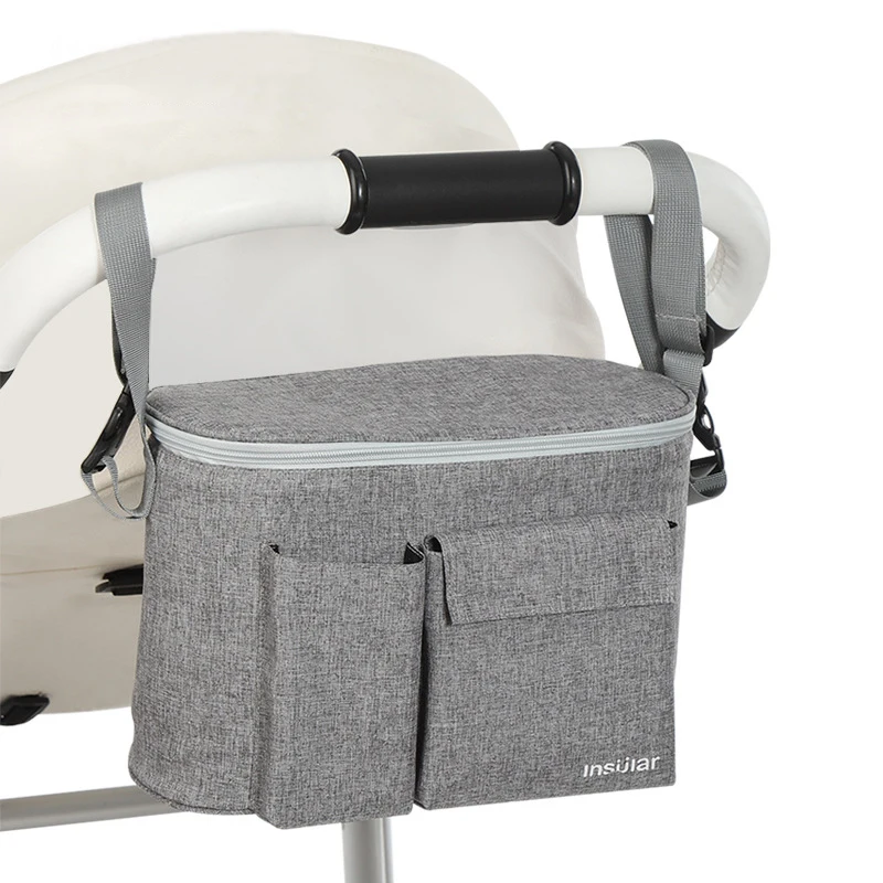 

Large Baby Stroller Organizer Bag Cartoon Travel Bottle Holder Outdoor Nappy Diaper Storage Hanging Bag Car Stroller Accessories