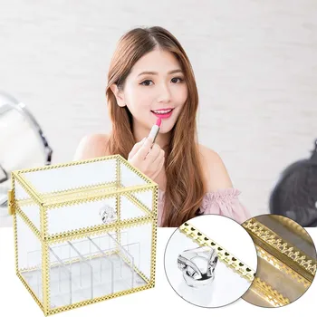 

15 Grids Lipstick Nail Polish Case Makeup Cosmetics Display Storage Holder Rack Office Sundries Make Up Container Boxes