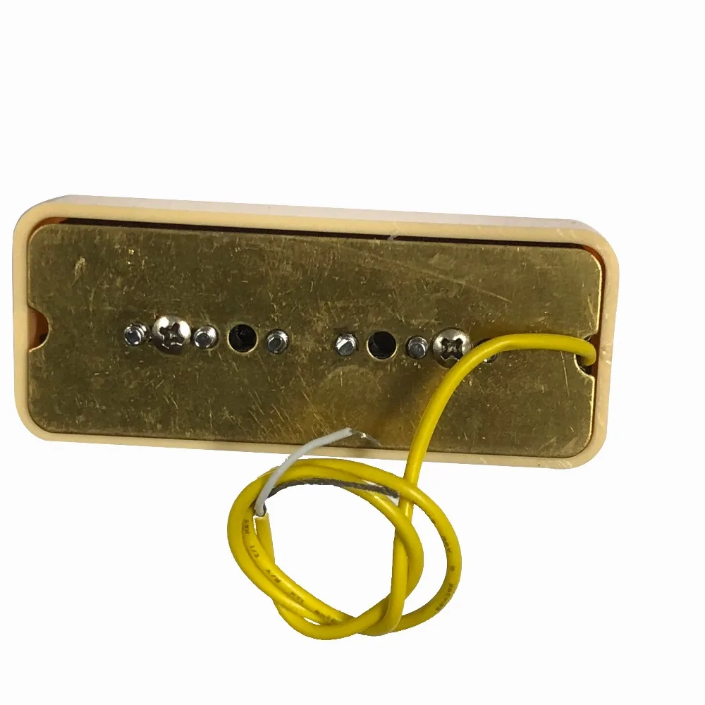 P90 электрогитара Soapbar одна катушка звукосниматели P 90 мыло бар звукосниматели Tory Alnico 5 желтый