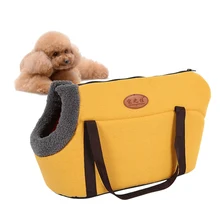 Зимняя переноска для собак, теплая сумка для собак, моющаяся сумка для домашних животных, удобная сумка для кошек, сумка для переноски щенков, экологически чистый продукт для домашних животных