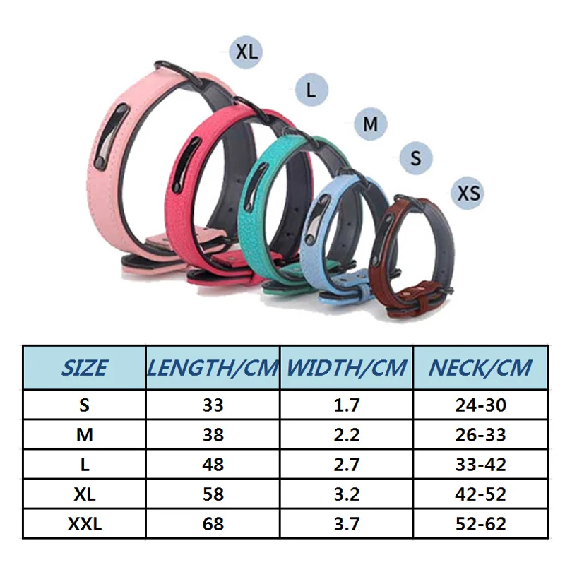 Ошейники для собак, персонализированный кожаный ошейник для собак с именем, ID метки для маленьких, средних и больших собак, кожаный ошейник для собак