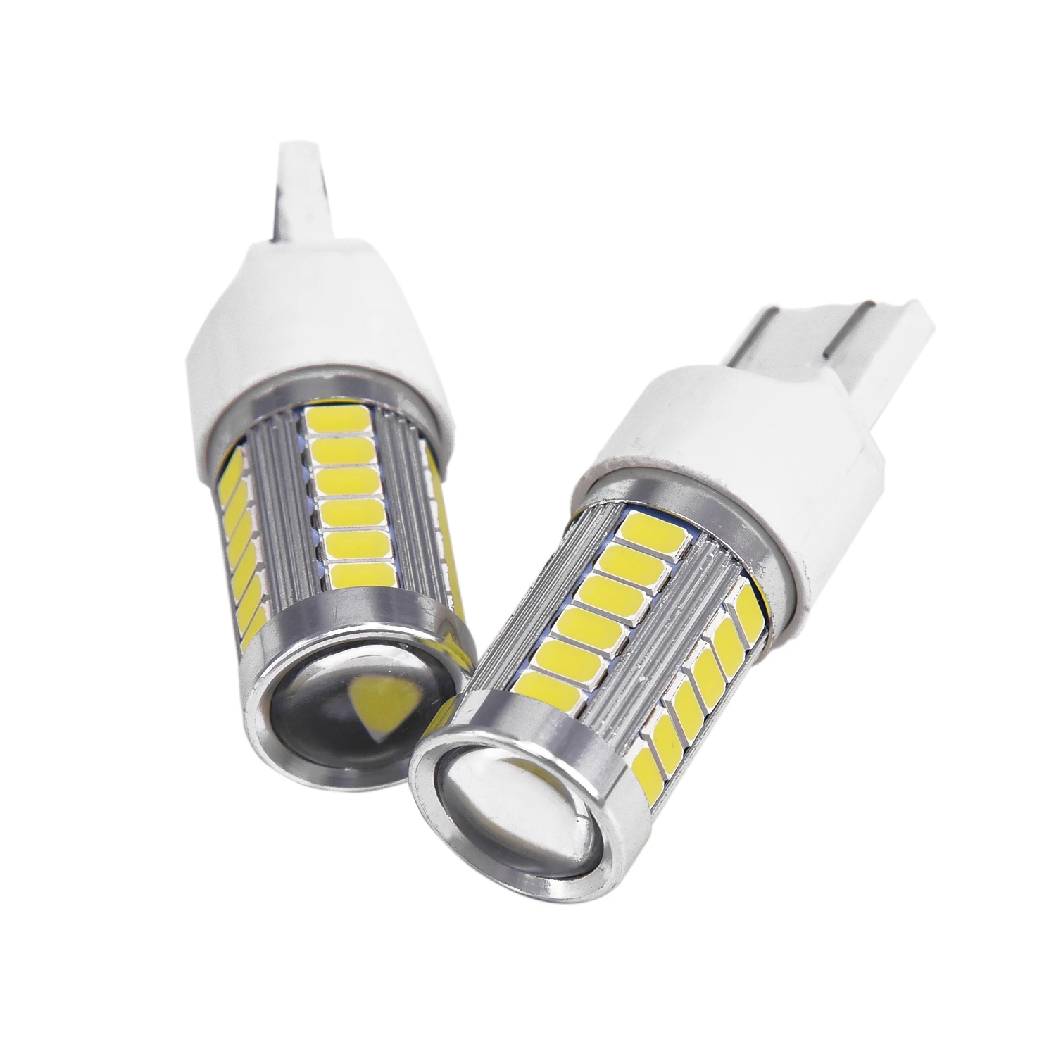 2 шт. 6000K белый T20 7443 7440 5630 33SMD светодиодный Купол Карта резервные фары заднего хода автомобиля брендовый товар высокого качества