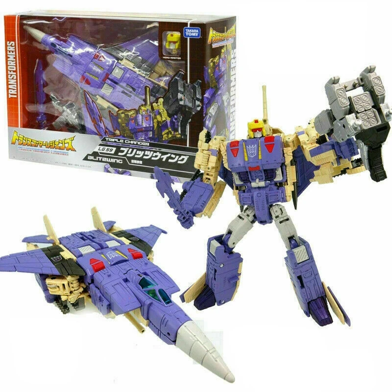 Трансформация легенды LG 59 тройной Changer Blitzwing модель Фигурка Игрушка модель подарок