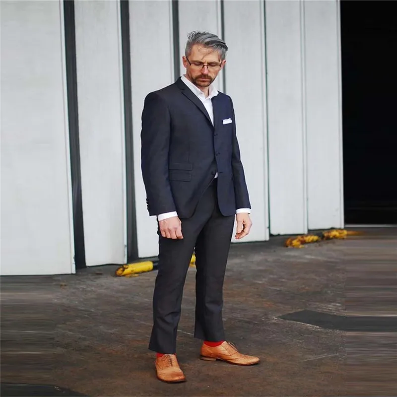 Обувь изготавливаемая на заказ 2 шт. Для мужчин костюм с тремя - Цена: 