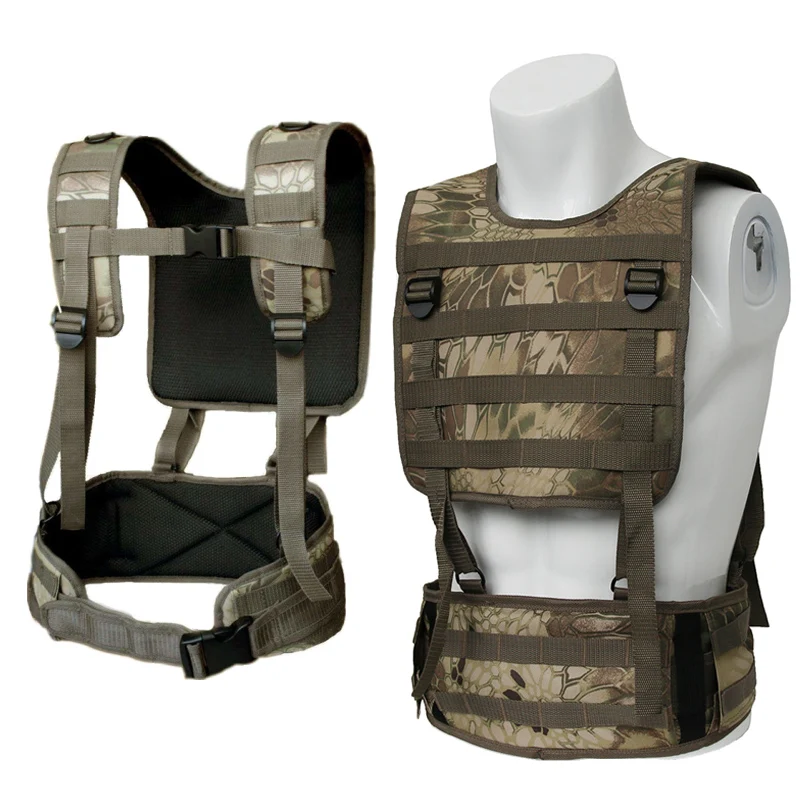 Outdoor Camouflage 600D Oxford Hunting bing Molle Chest Rig