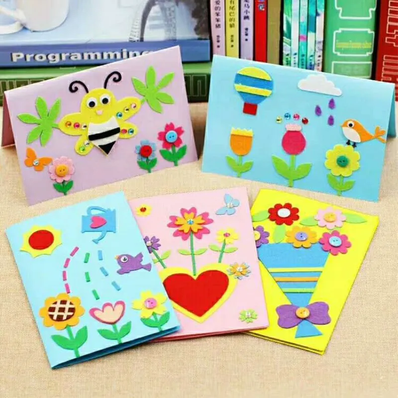 Wool Felt Accessories 100 Pcs Circular Wool Felt for Kids Diy Crafts