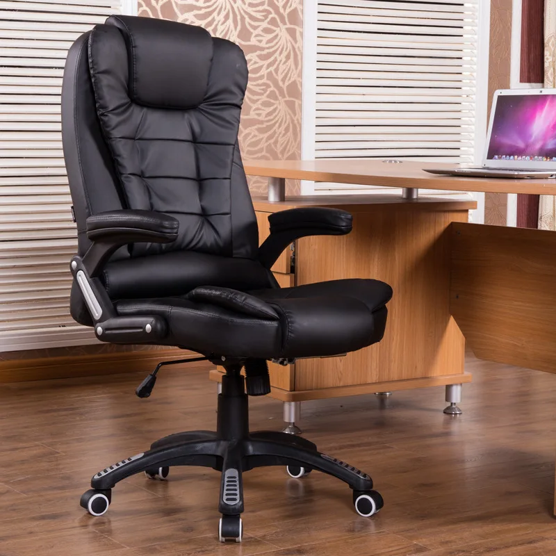 

Guan Qun Premier Adjustable Chair Armchair Swivel Chair Staff Chair Executive Chair Household Leather Office Chair