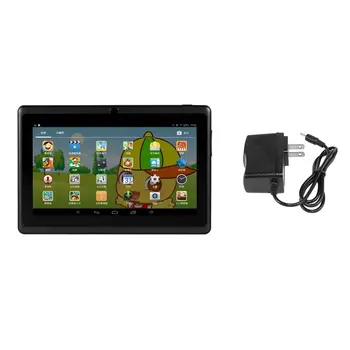 

Q88 7 inch Children Tablet 1G+8GB A33 Quad Core 0.3MP Dual Camera 1024*600 Android 4.4 Tablet PC With Silicone Cover