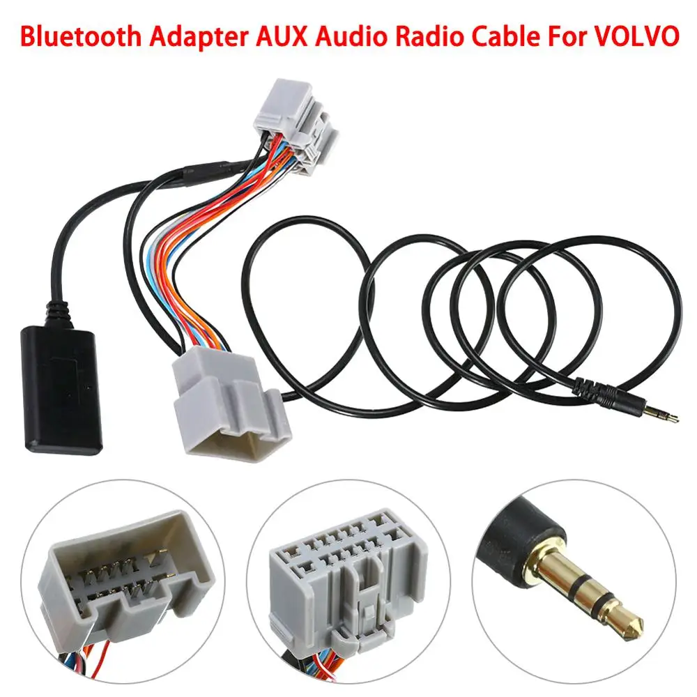 Автомобильный аудиоприемник 14pin аудиокабель AUX для Volvo C30/S40/V40/V50/S60/S70/C70