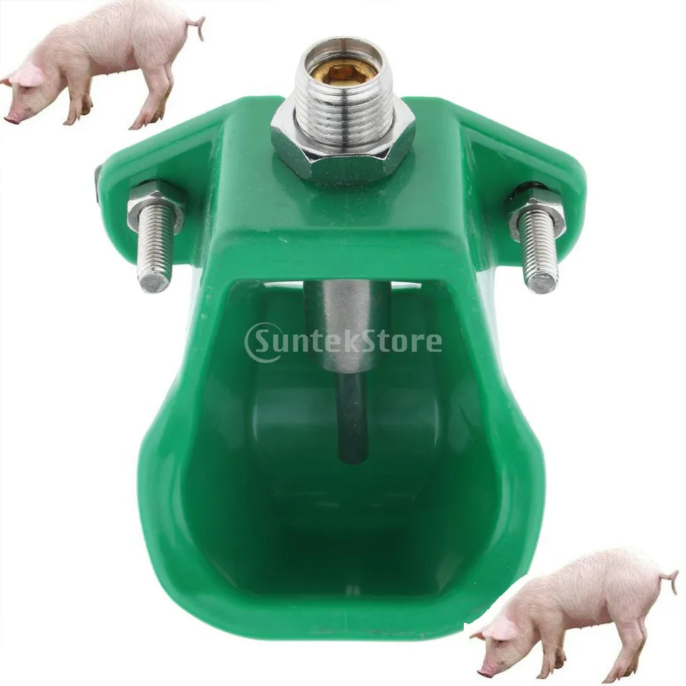 1/2 inch Automatic Drinker Waterer Cups Bowl for Sheep Pig Small Cattle Horses Piglets Livestock Water Drinker