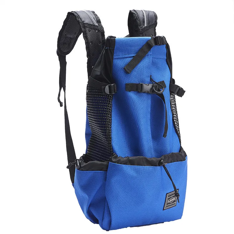Переноска для собак на плечо, рюкзак для путешествий, сумки для собак, воздухопроницаемые моющиеся сетчатые Пешие прогулки, рюкзак - Цвет: blue