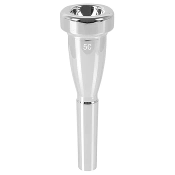 

1 PC 5C Trumpet Mouthpiece Meg 5C Size Metal Trumpet Mouthpiece for Yamaha or Bach Conn and King Trumpet C