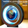 Round LED Globe Light World Map Magnetic Levitation Floating Globe Lamp Night Light Novelty Table Lamp Home Decor AU/US/EU/UK 1