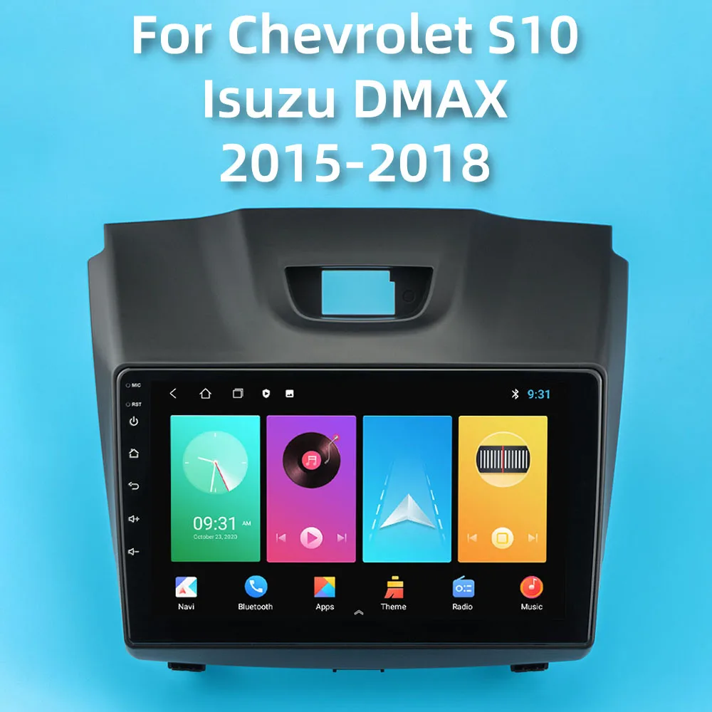 Автомагнитола 2 Din Android для Chevrolet S10 Isuzu DMAX D-Max 2014-2018 с GPS-навигацией стерео
