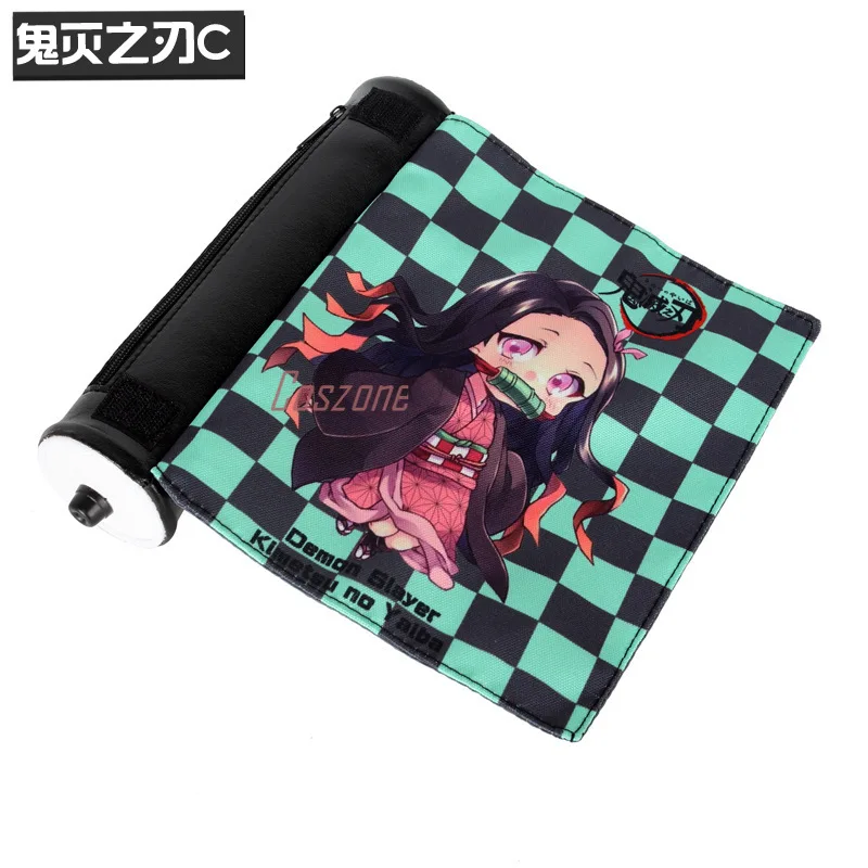 Аниме Kimetsu No Yaiba Demon Slayer Косплей студенческая школа прокрутка Ручка Карандаш Чехол Коробка Сумка для хранения подарок