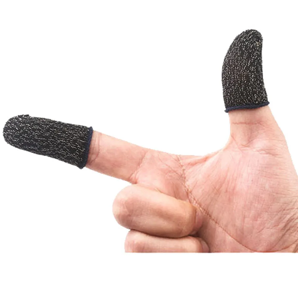 Сенсорный палец рукав дышащий нескользящий мобильный телефон игра сенсорный экран Пальчиковый рукав контроллер пот-стойкий палец кроватка