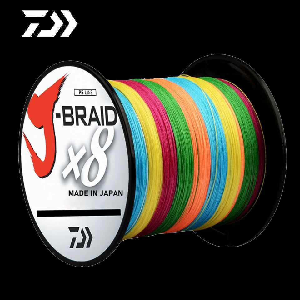WALK FISH Daiwa 300m 8 Strand Japan Super Strong Fishing PE Braided Line 18LB 22lb 35lb 87LBS Multifilament Braid Thread | Спорт и