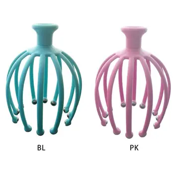 

Handheld Scalp Massager with 12 Claw Carbon Iron Ball Roller Scratcher Brush