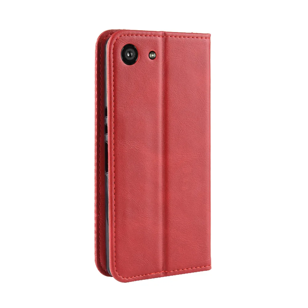 Магнитный винтажный кожаный чехол Премиум Coque для sony Xperia Ace SO-02L чехол 5,0 дюймов флип фривольный анти осенний чехол