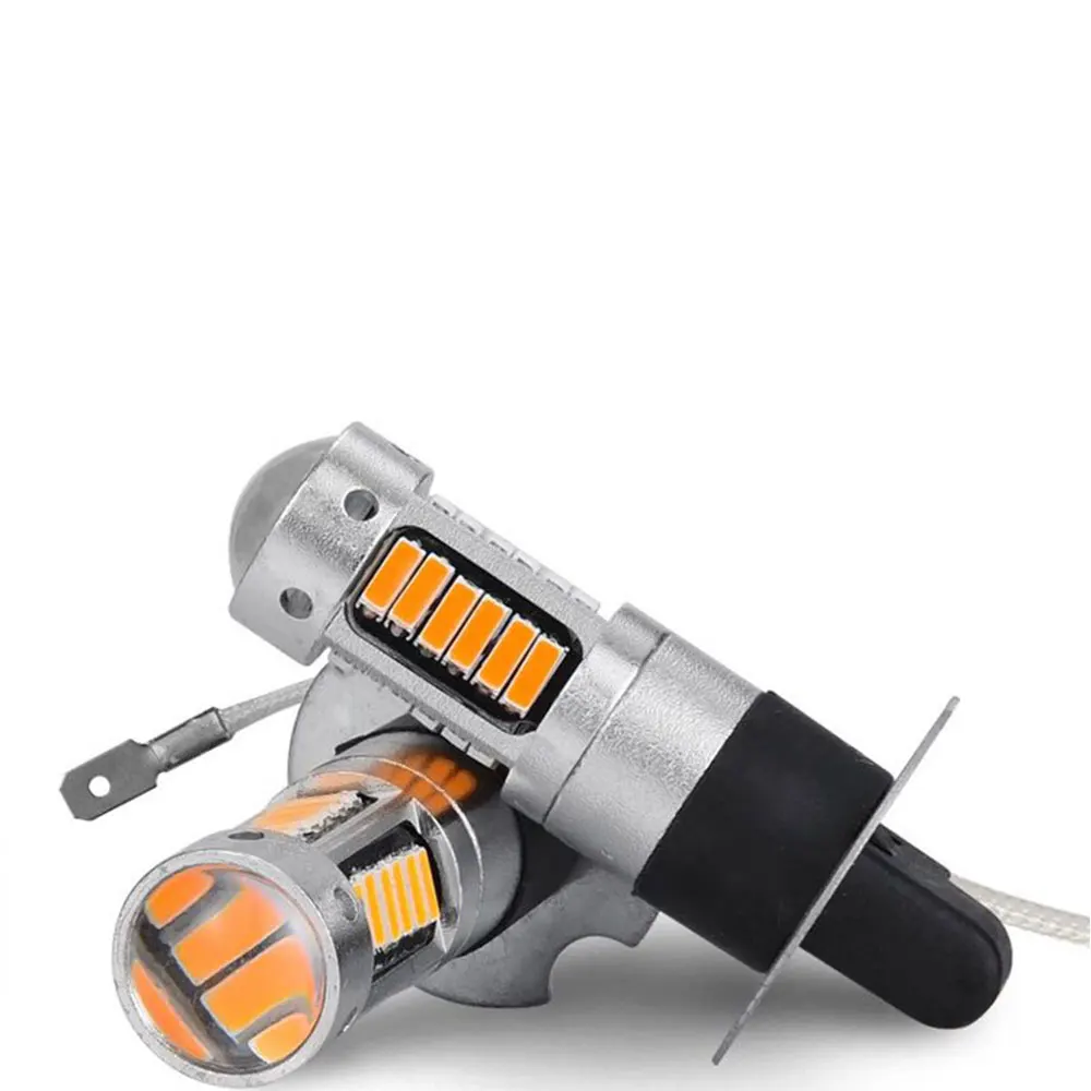 Мини светодиодный светильник H3 H1 T10 880 881 4014 Chip Bulb Canbus автомобильный белый светильник поворота противотуманный светильник 10 Вт 600LM 8000K светодиодный противотуманный фонарь задний автоматический