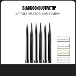 Pointe conductrice de stérilisation, 96 pièces/boîte, Diken Black 1000ul, pointe de Pipette transparente 200ul, sans DNase et RNase 