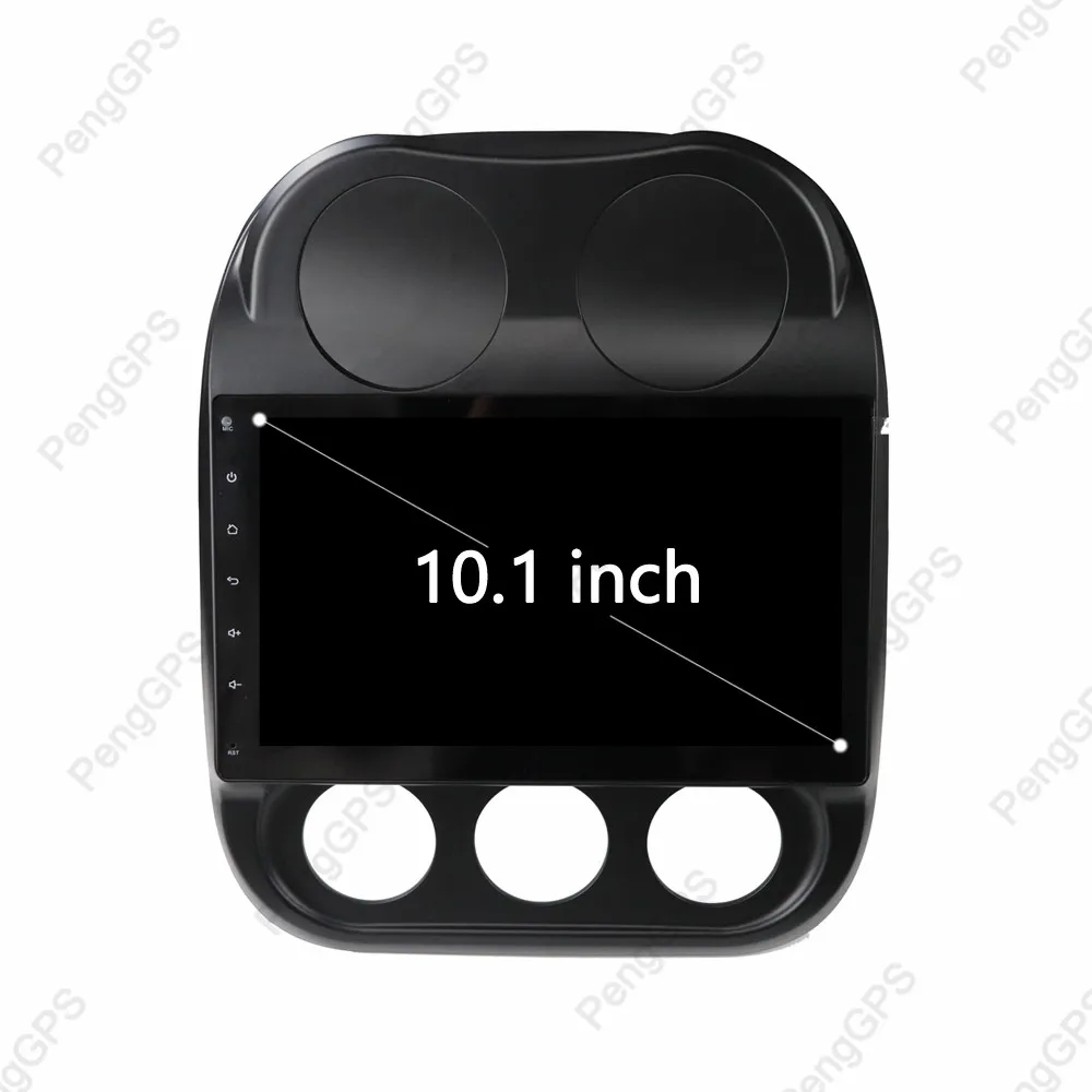 Sale Android 9.0 4+64GB Built-in DSP Car multimedia DVD Player Radio For  JEEP Compass Patriot Radio 2009-2016 GPS Navigation 6