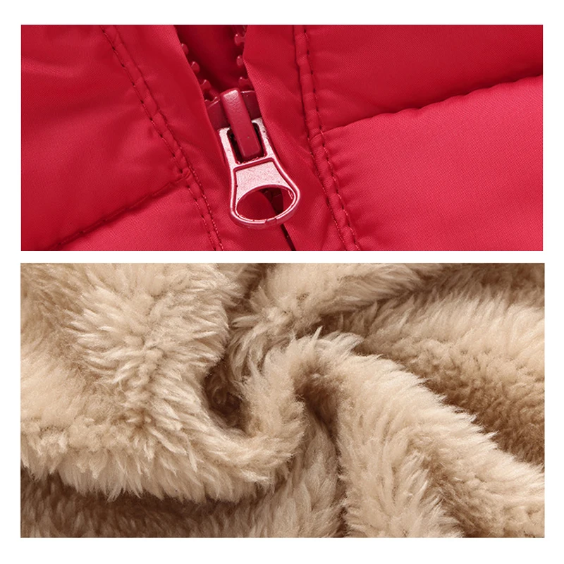 Children Jackets Baby Girl Hooded Fleece Inner Autumn Boys Winter