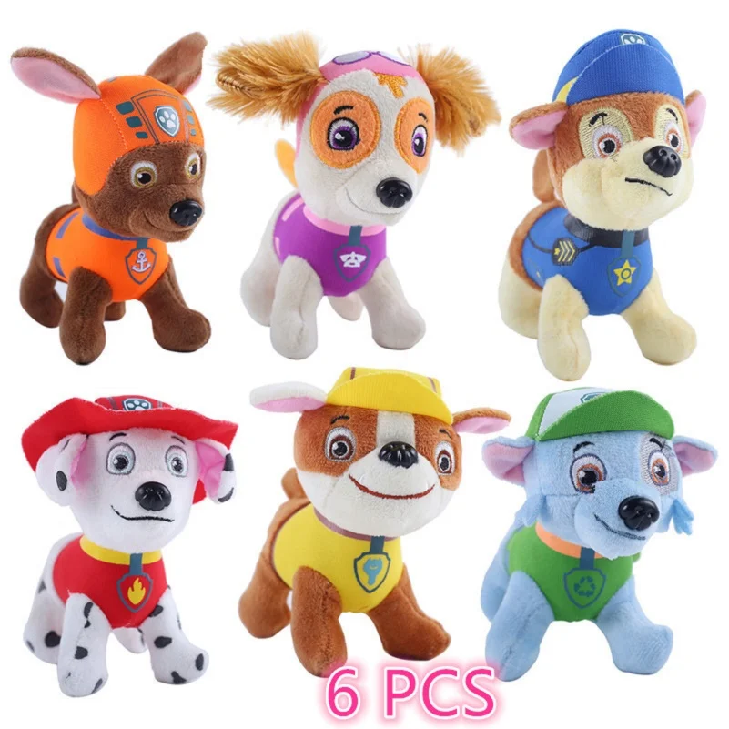 

2019 new high quality paw patrol plush dog doll 20cm anime children toy action doll pendant plush doll model kawaii plush toy an