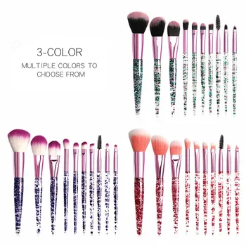 

10pcs Unicorn Makeup Brushes Sets Maquiagem Foundation Powder Cosmetic Blush Eyeshadow Women Beauty Glitter Make Up Brush Tools