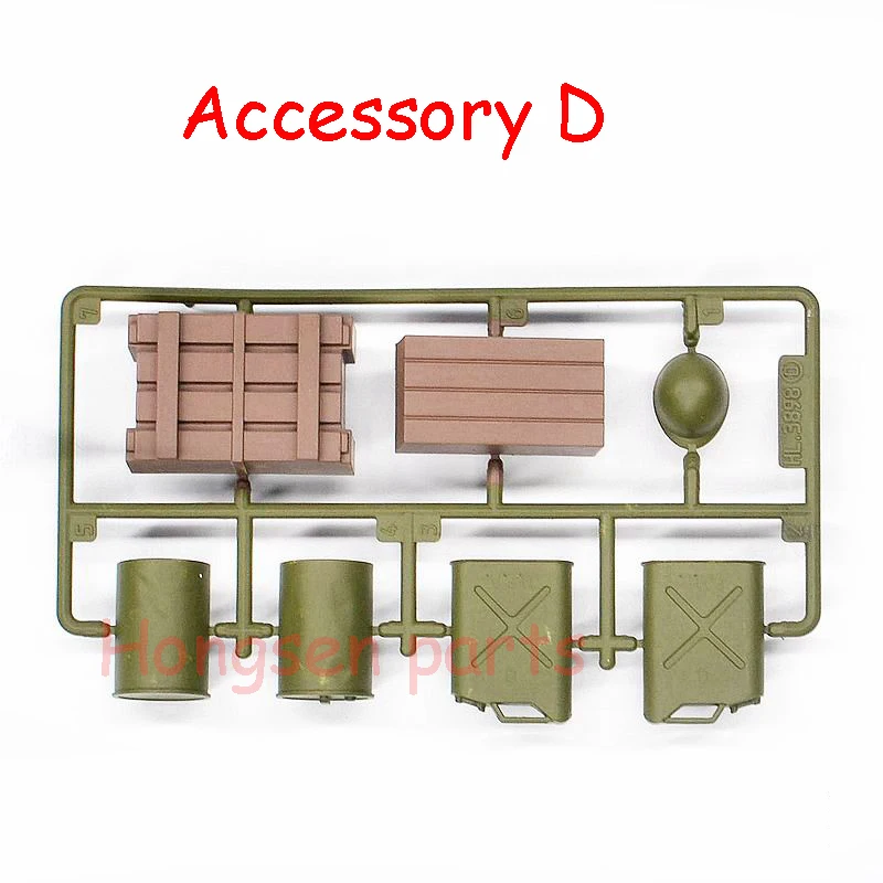 HENG LONG 3898/3898-1 1/16 RC Танк US Sherman M4A3 запасные части No.plastic set D/аксессуар D | Игрушки и