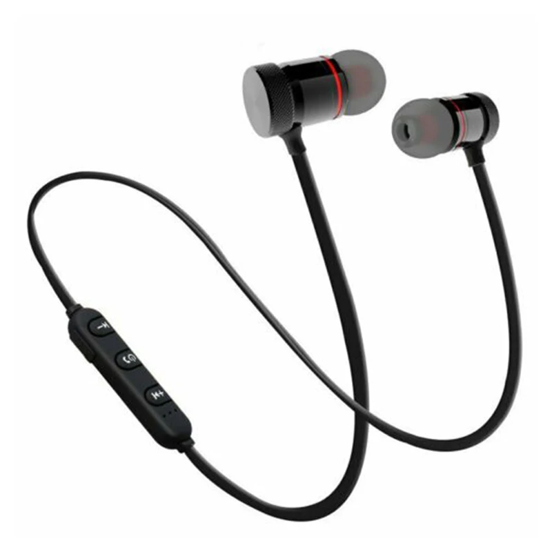 Спортивные наушники для спортзала магнитные беспроводные Bluetooth стереонаушники с