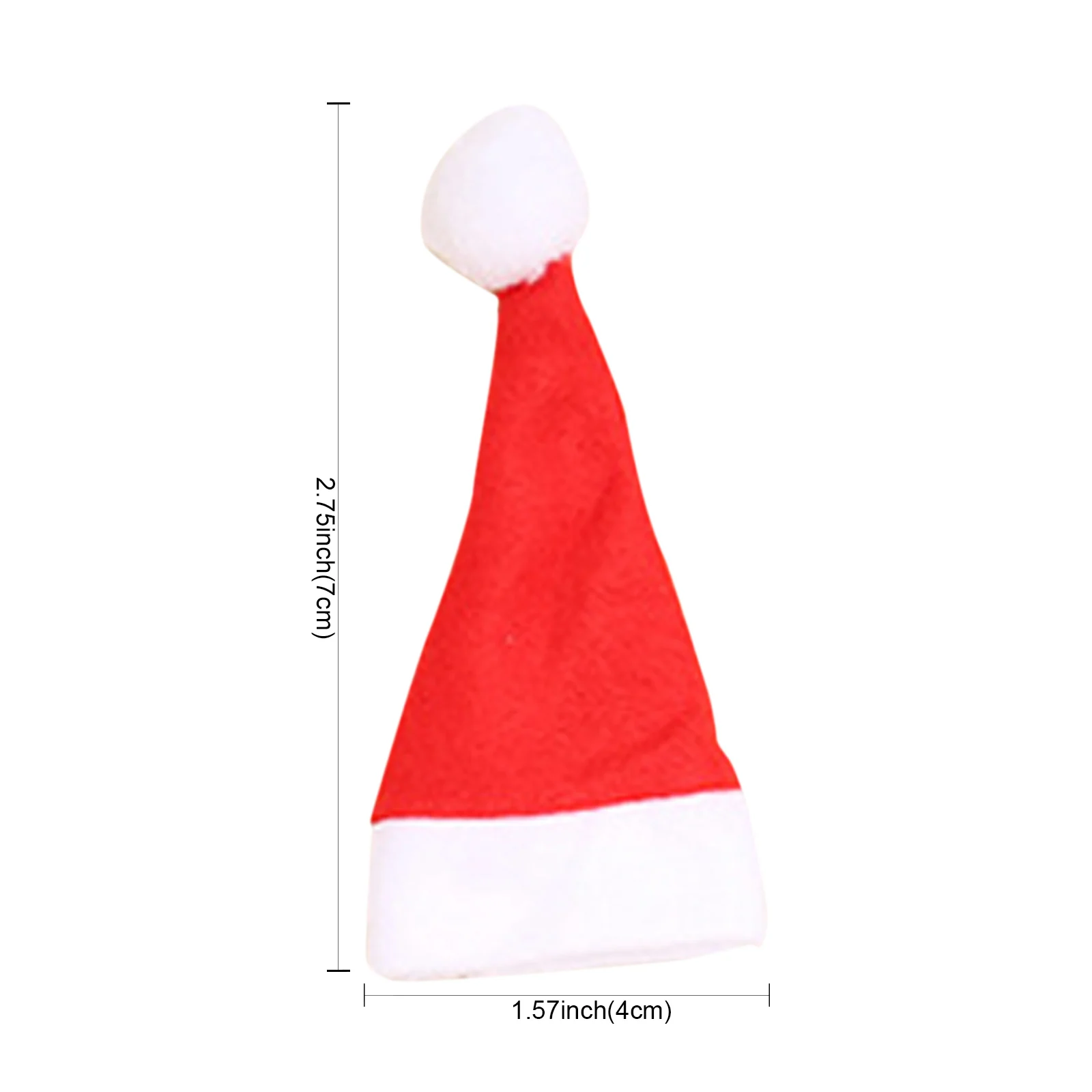 Mini Christmas Hat Santa Claus cap for Lollipop Top Topper Cover Hat For Xmas New Year Festival Party Decoration
