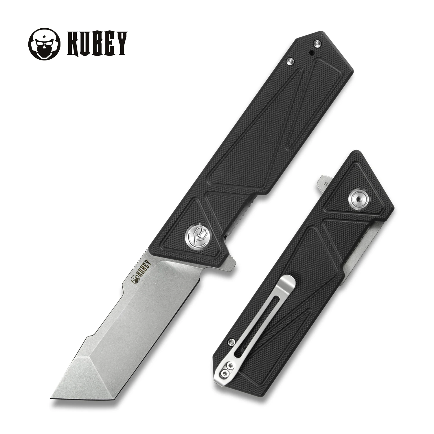 Уличный складной нож KUBEY Avenger KU104 шлифовальный станок черный ручной G10 для