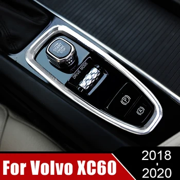 

For Volvo XC60 2018 2019 2020 Stainless Steel Styling Control Gear Shift Pane Cover Trim sticker Interior accessories