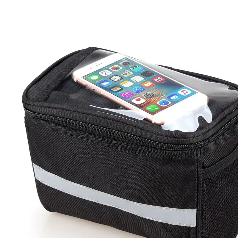 Clearance Outdoor Bicycle Handlebar Bag Diamond shaped Front Basket Tool Bag Pannier Quick Bicycle Accessorie 1